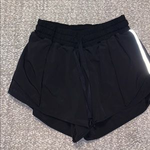 Lulu lemon black running shorts